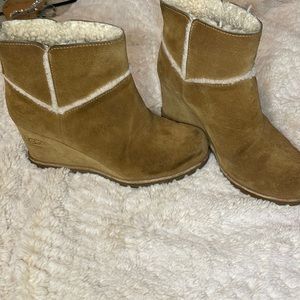 UGG waterproof wedge boot